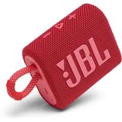 Altavoz con Bluetooth JBL GO 3/ 4.2W/ 1.0/ Rojo
