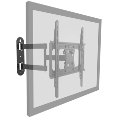 Soporte de Pared Giratorio/ Inclinable/ Nivelable Nox Lite Wall Flex para Monitores y TV de 23-55'/ hasta 30kg