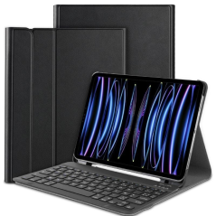 Funda con Teclado Just In Case 8327918 Bluetooth para Tablet iPad Pro 11' 2022-2021/ Negra