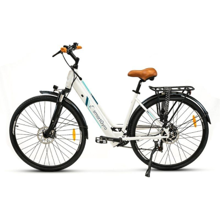 Bicicleta Eléctrica SmatGyro Ebike Sunset White/ Motor 250W/ Ruedas 27.5'/ Blanca