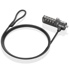 Cable de Seguridad para Portátiles Aisens ASLK-D40N03-BK/ 1.5m