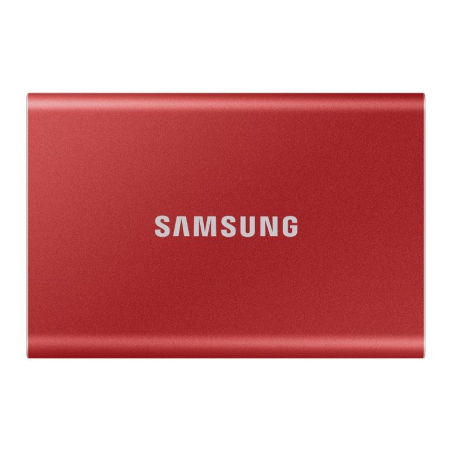 Disco Externo SSD Samsung Portable T7 1TB/ USB 3.2/ Rojo